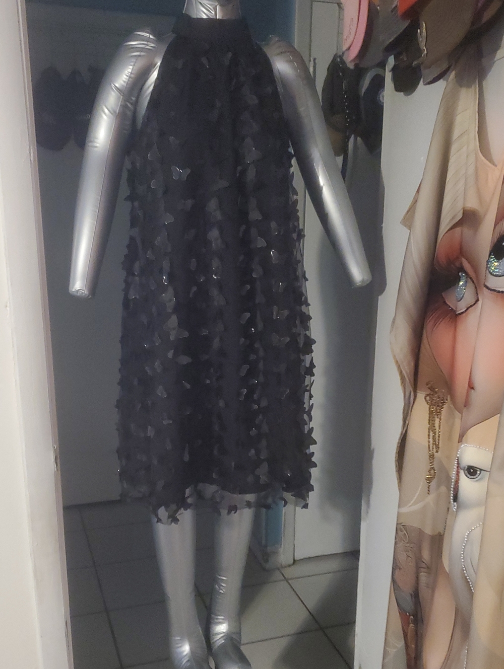 Women’s Black Textured A-Line Skirt. Brand New.
